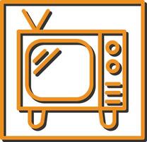 icono de vector de television