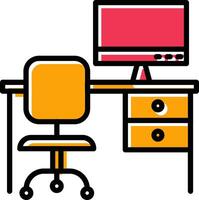 Work Space Vector Icon