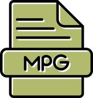 MPG Vector Icon