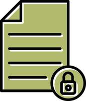 Private Document Vector Icon