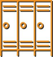 Lockers Vector Icon