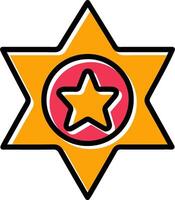 Sheriff Vector Icon