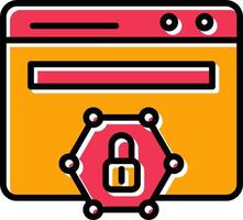 Web Protected Vector Icon