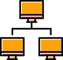 Computer Networks Vector Icon