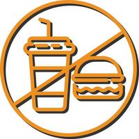 No Food Vector Icon