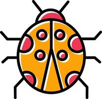 Ladybug Vector Icon