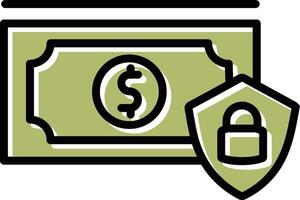 Secure Money Vector Icon