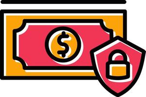 Secure Money Vector Icon