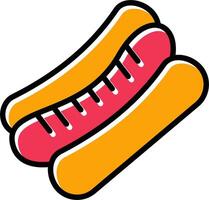 Hot Dog Vector Icon