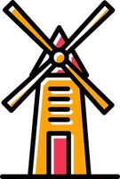 Windmill Vector Icon