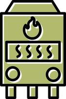 Gas Furnace Vector Icon