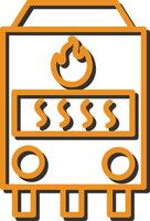 Gas Furnace Vector Icon