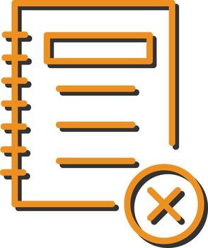 Unchecked Notes Vector Icon