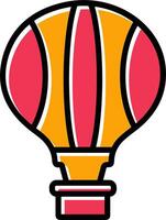 Hot Air Balloon Vector Icon