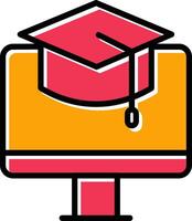 Online Education Vector Icon