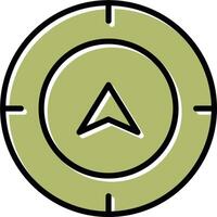 Directional Compass Vector Icon