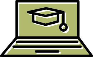 Online Degree Vector Icon