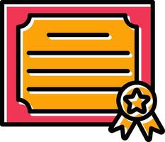 Certificate Vector Icon