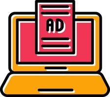 Internet Ads Vector Icon