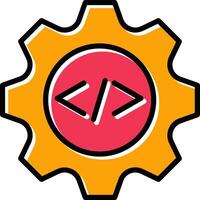 Coding Gear Vector Icon