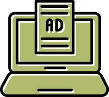 Internet Ads Vector Icon