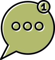 Message Bubbles Vector Icon