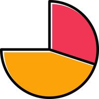 Pie Chart Vector Icon