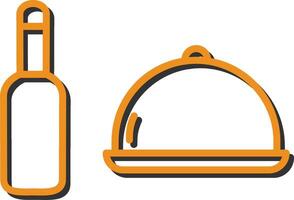 Food and Beer Vector Icon