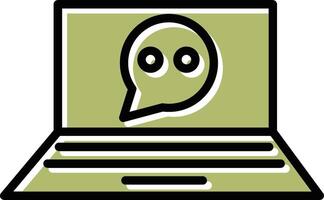 Online Conversation Vector Icon