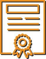 Certificate Vector Icon