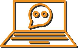 Online Conversation Vector Icon