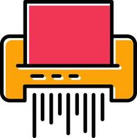 Paper Shredder Vector Icon