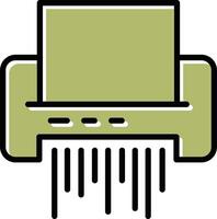 Paper Shredder Vector Icon