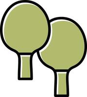 Ping Pong Vector Icon