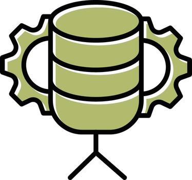 Database Management Vector Icon