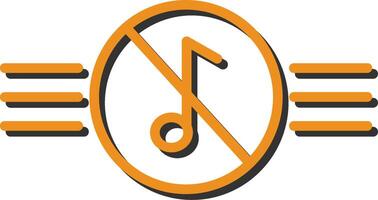 Music Disabled Vector Icon