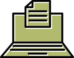 Online Exam Vector Icon