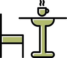 Tea Table Vector Icon