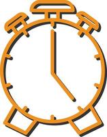 icono de vector de reloj