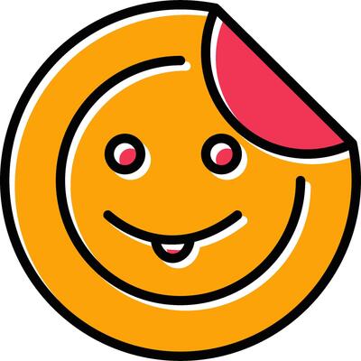 Sticker Vector Icon