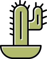 icono de vector de cactus