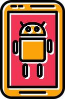 icono de vector de Android