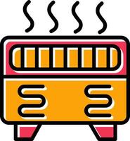 Convection Heater Vector Icon