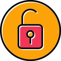 Open Lock II Vector Icon