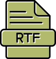 RTF Vector Icon