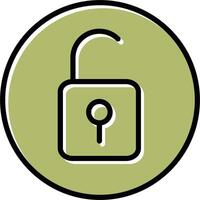 Open Lock II Vector Icon