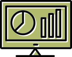 Online Stats Vector Icon