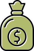 Money Bag Vector Icon