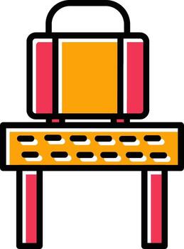 Checking Bag Vector Icon