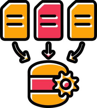 Data Processing Vector Icon